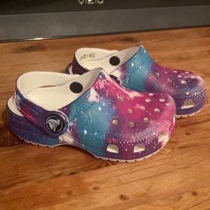 **SOLD** Tie-Dye Toddler Crocs